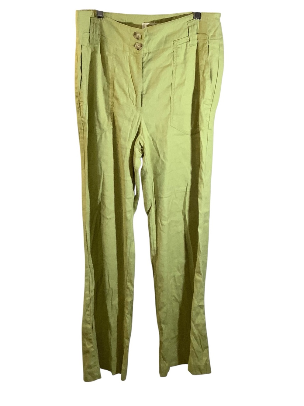 Maeve Anthropologie Linen Blend Straight-Leg Pants